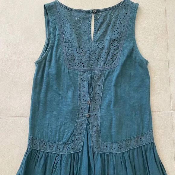 Anthropologie | Meadow Rue Embroidered Peplum Tank - Picture 5 of 5